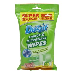 Duzzit Wipes Fridge & Microwave 50 Pack
